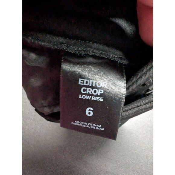 Express Editor Crop Low Rise Straight Capri Women's 6 - Picture 5 of 7